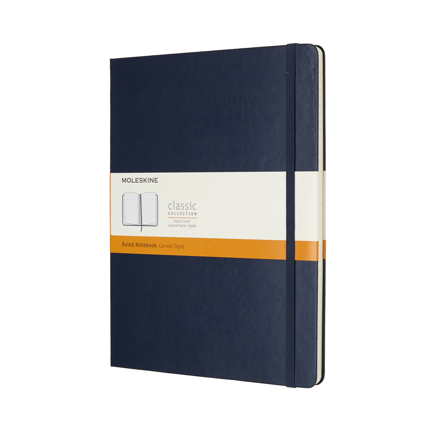 Moleskine XL Ruled Hard Notebook in Sapphire Blue